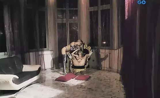 Daring femdom girls indulge in kinky play, using dildos and restraints in a dominationfilled scenario
