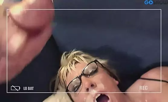 Slutty Blonde Sucks and Fucks Everyone